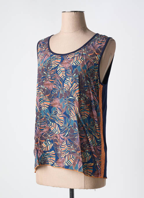 Débardeur bleu THALASSA pour femme