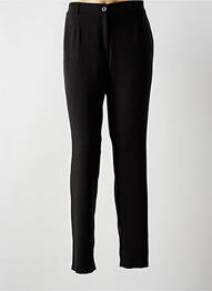 Pantalon slim poches taille haute noir CHRISTINE LAURE femme