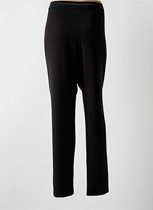 Pantalon slim taille haute taille haute noir CHRISTINE LAURE femme