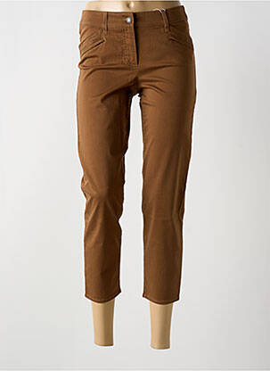 Pantacourt stretch taille normale marron GERRY WEBER femme