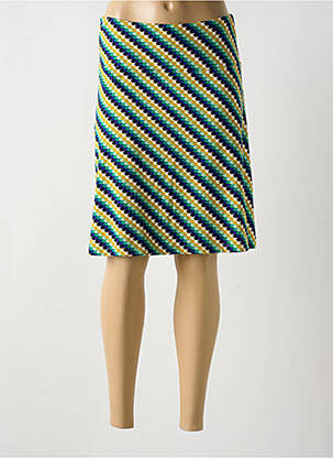 Jupe mi-longue stretch vert KING LOUIE femme