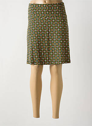 Jupe mi-longue stretch vert KING LOUIE femme