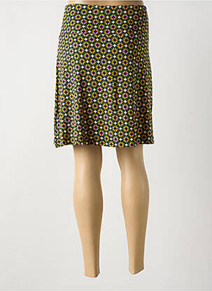 Jupe mi-longue stretch vert KING LOUIE femme