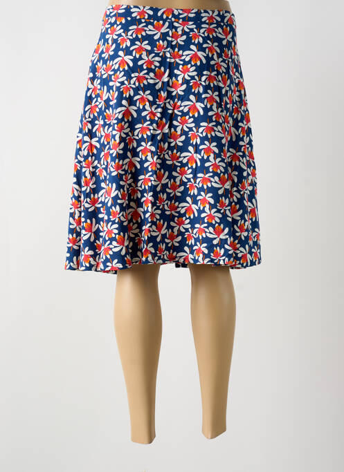 Jupe mi-longue bleu PRINCESSE NOMADE pour femme