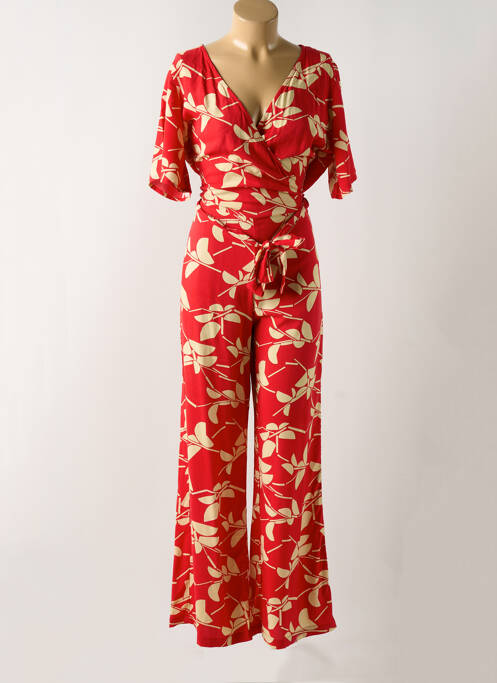 Combi-pantalon rouge PRINCESSE NOMADE pour femme