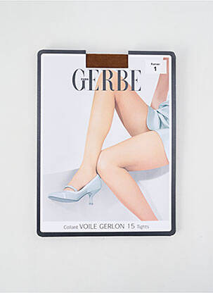 Collants stretch marron GERBE femme