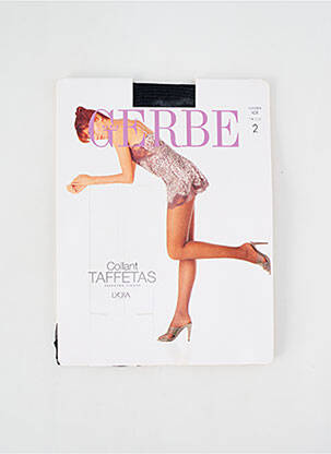 Collants stretch noir GERBE femme