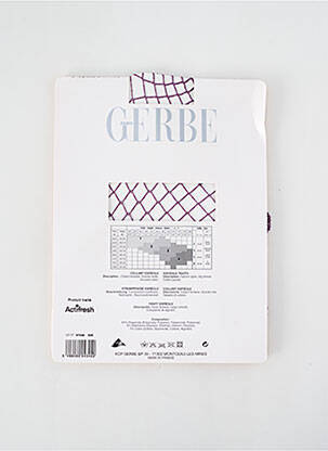 Collants stretch violet GERBE femme