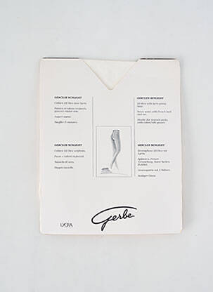 Collants stretch blanc GERBE femme