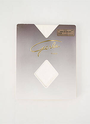 Collants blanc GERBE pour femme