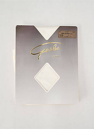 Collants blanc GERBE pour femme