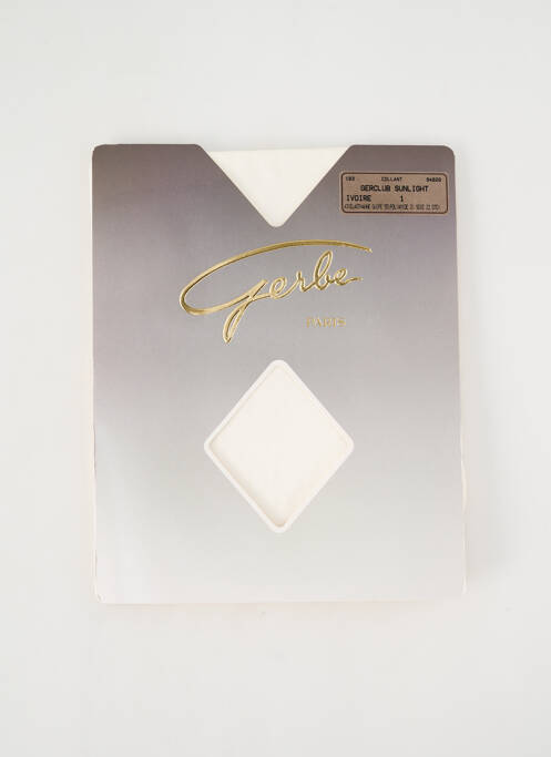 Collants blanc GERBE pour femme