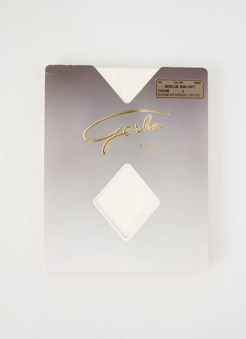 Collants blanc GERBE pour femme