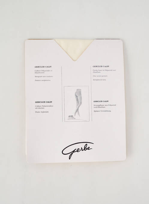 Collants blanc GERBE pour femme
