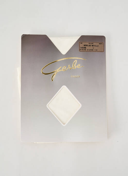 Collants blanc GERBE pour femme