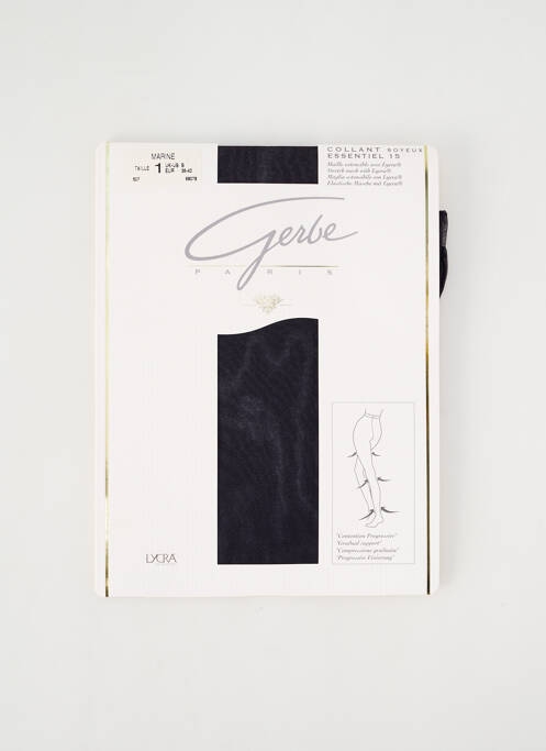 Collants bleu GERBE pour femme