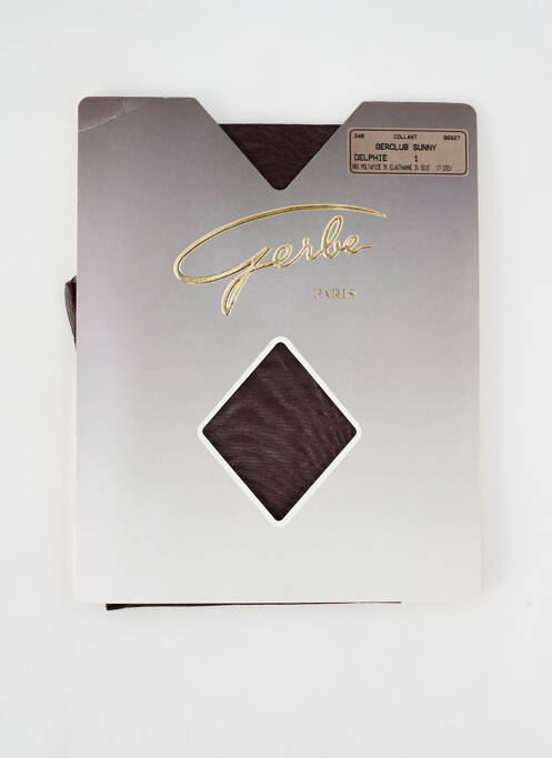 Collants marron GERBE pour femme