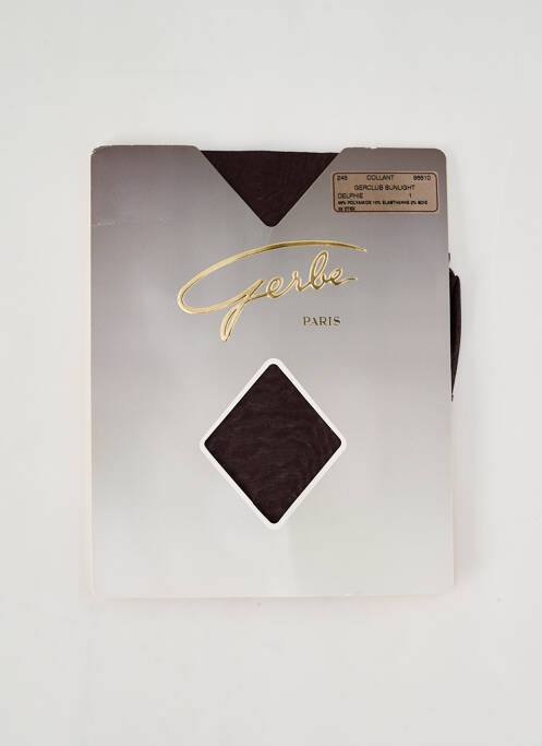 Collants marron GERBE pour femme