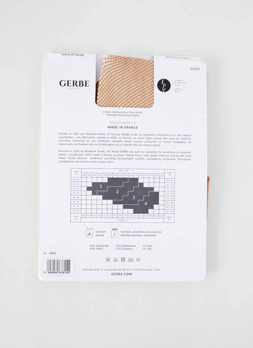 Collants chair GERBE pour femme