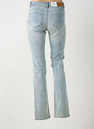 Jeans coupe droite stretch taille normale bleu C'EST BEAU LA VIE femme