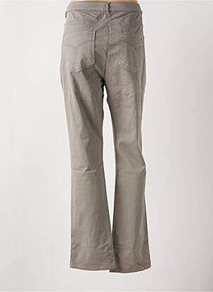 Pantalon slim tissage popeline taille normale gris DIANE LAURY femme