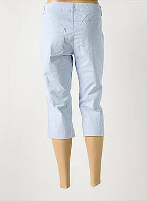 Corsaire tissage popeline taille normale bleu JENSEN femme