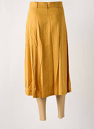 Jupe longue coupe évasée jaune LOLA ESPELETA femme