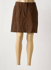 Jupe courte marron C'EST BEAU LA VIE pour femme seconde vue
