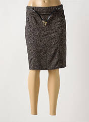 Jupe mi-longue noir RENATTO BENE pour femme seconde vue