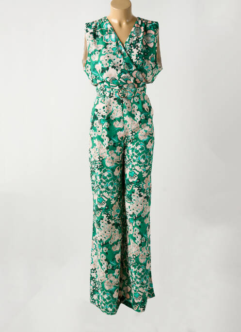 Combi-pantalon vert MORGAN pour femme