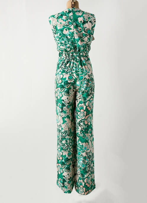 Combi-pantalon vert MORGAN pour femme