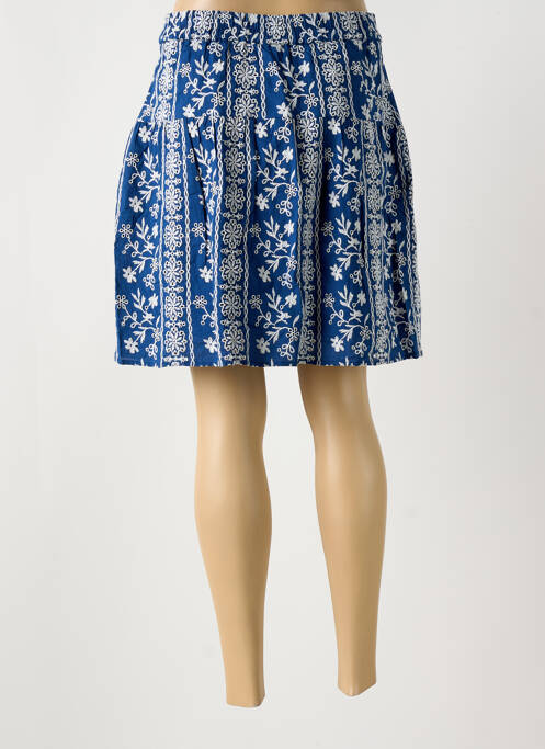 Jupe courte bleu C'EST BEAU LA VIE pour femme