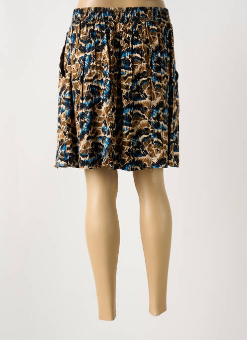 Jupe courte marron LOLA ESPELETA pour femme