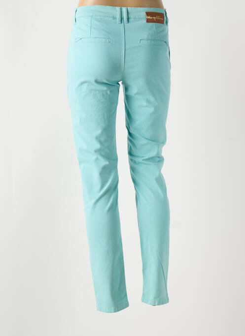 Pantalon chino bleu LOLA ESPELETA pour femme