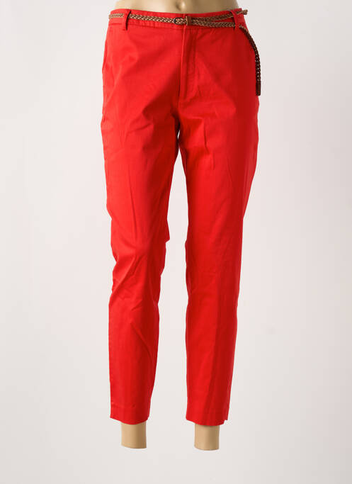 Pantalon chino rouge B.YOUNG pour femme