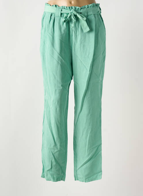 Pantalon droit vert LCDN pour femme