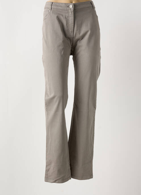 Pantalon slim gris DIANE LAURY pour femme