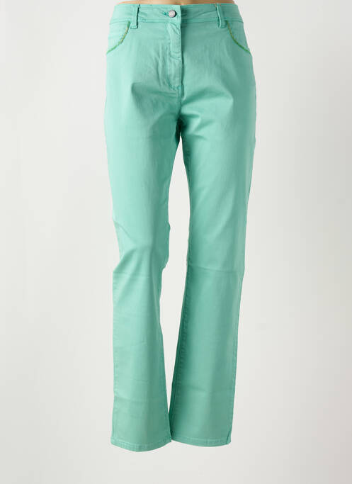 Pantalon slim vert DIANE LAURY pour femme