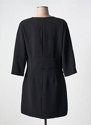 Robe courte manches 3/4 manches 3/4 noir MORGAN femme