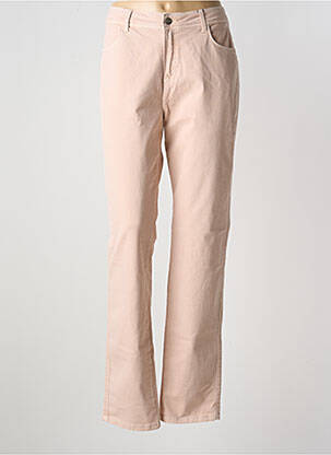 Jeans coupe droite stretch taille normale rose JENSEN femme