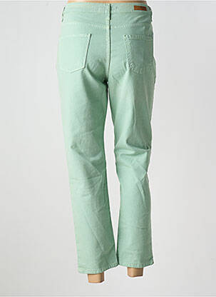 Jeans coupe droite stretch taille normale vert LCDN femme