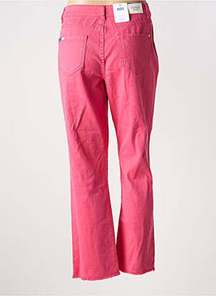 Jeans coupe droite stretch taille normale rose C'EST BEAU LA VIE femme