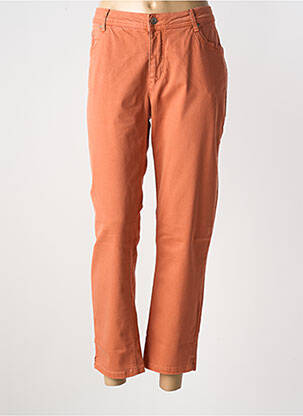 Jeans coupe droite stretch taille normale orange JENSEN femme