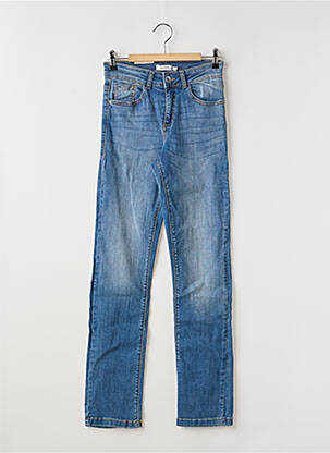 Jeans coupe slim stretch taille normale bleu B.YOUNG femme