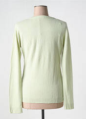 Gilet manches longues vert FELINO pour femme seconde vue