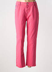 Jeans coupe droite rose C'EST BEAU LA VIE pour femme seconde vue