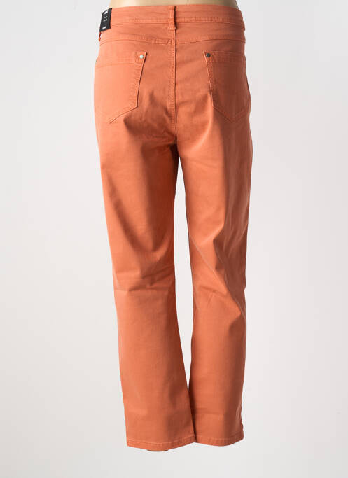 Jeans coupe droite orange JENSEN pour femme
