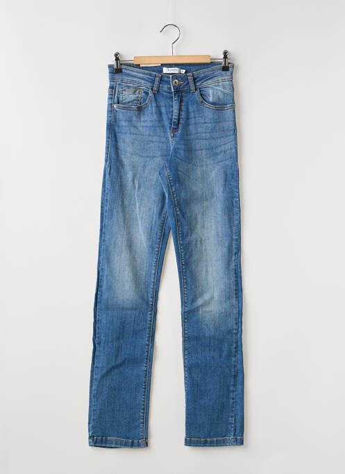 Jeans coupe slim bleu B.YOUNG pour femme