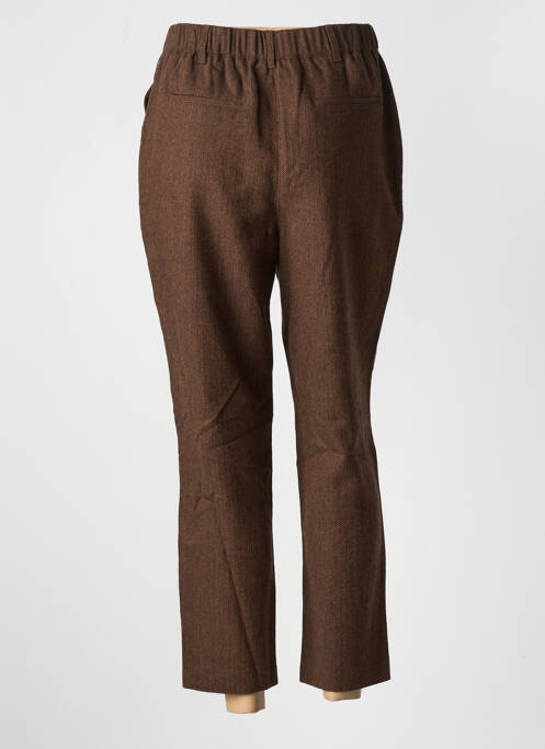 Pantalon 7/8 marron C'EST BEAU LA VIE pour femme
