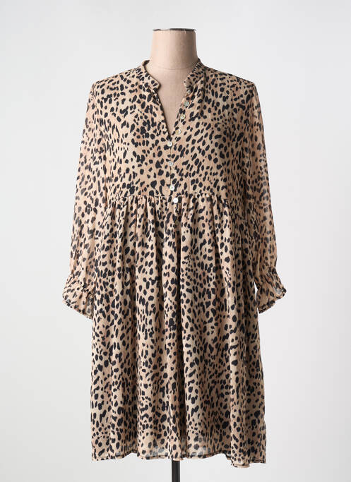 Robe courte beige EGO pour femme